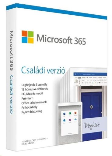 Obrázek Microsoft 365 Family HUN (1rok)