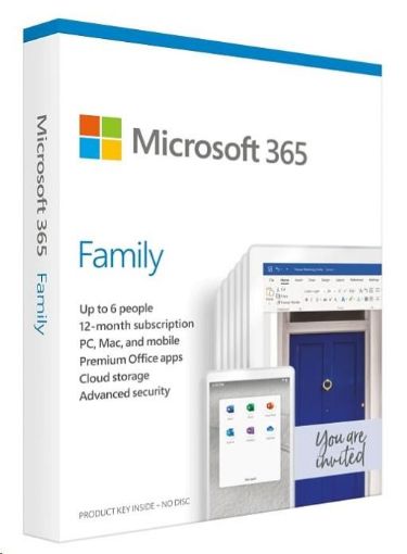 Obrázek Microsoft 365 Family ENG (1rok)