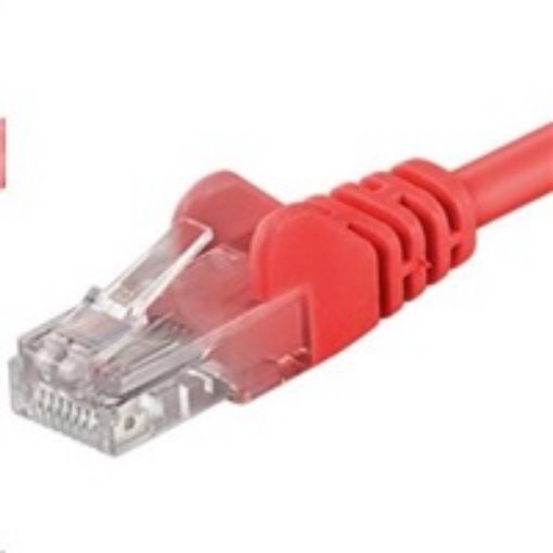 Obrázek PREMIUMCORD Patch kabel UTP RJ45-RJ45 CAT5e 10m červená