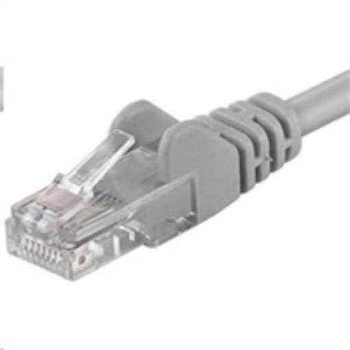 Obrázek PREMIUMCORD Patch kabel UTP RJ45-RJ45 CAT5e 2m šedá