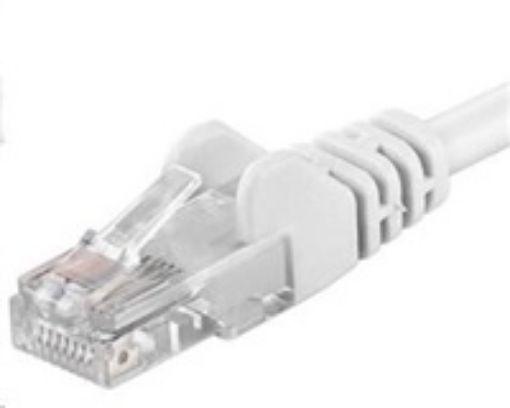 Obrázek PREMIUMCORD Patch kabel UTP RJ45-RJ45 CAT5e 0.5m bílá