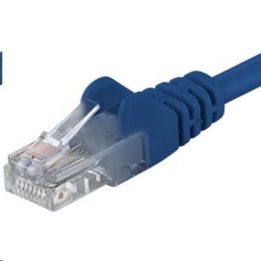 Obrázek PREMIUM CORD Patch kabel UTP RJ45-RJ45 CAT5e 0.25m modrá