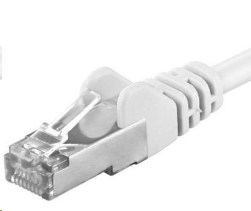 Obrázek PREMIUMCORD Patch kabel CAT6a S-FTP, RJ45-RJ45, AWG 26/7 5m bílá