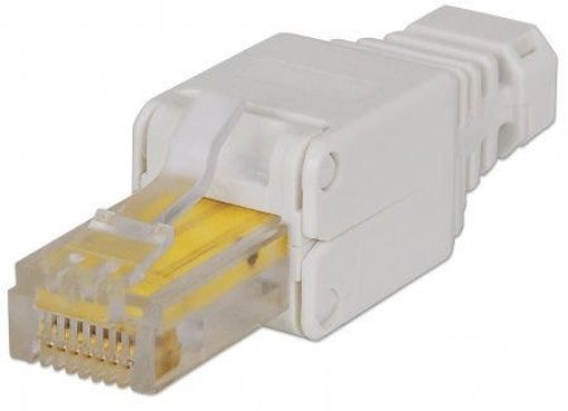 Obrázek Intellinet konektor RJ45, UTP Cat5e, 1ks samozařezávací, drát i lanko