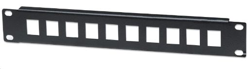 Obrázek Intellinet Patch Panel 10", prázdný pro 10 portů, 1U, černý