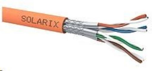 Obrázek Instalační kabel Solarix SSTP, Cat7A, drát, LSOHFR, cívka 500m SXKD-7A-1200-SSTP-LSOHFR-B2ca