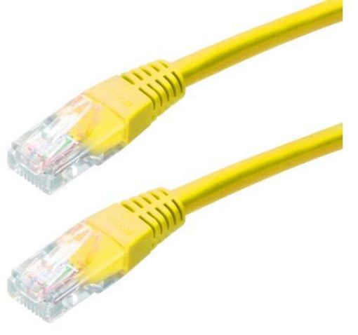 Obrázek Patch kabel Cat6, UTP - 3m, žlutý