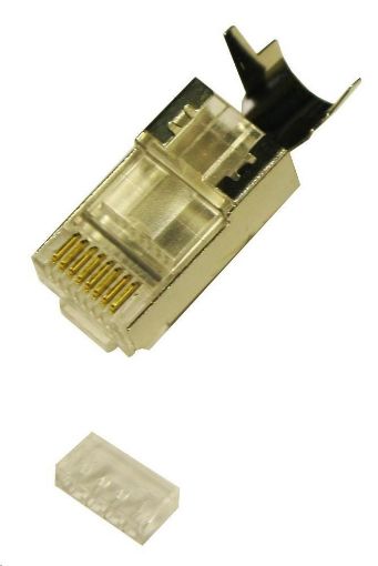 Obrázek Konektor STP RJ45 (8p8c), Cat6A/Cat7, skládaný, drát