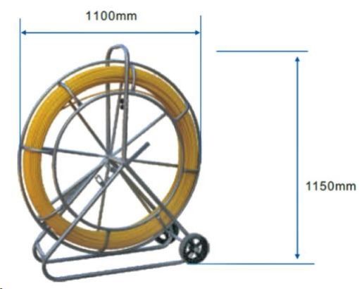 Obrázek Protahovací pero sklolaminátove ve stojanu 9mm - 150m