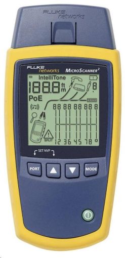 Obrázek CONRAD Fluke Networks MS2-100 Microscanner2, Tester pro instalaci zvukových, datových a video kabelů