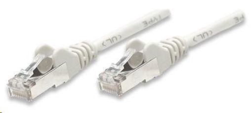 Obrázek Intellinet Patch kabel Cat5e stíněný FTP 0,5m šedý