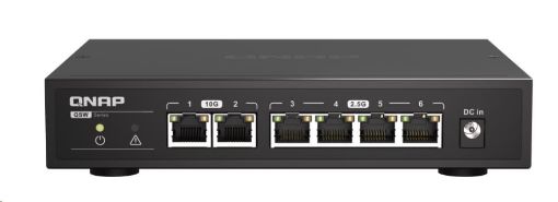 Obrázek QNAP QSW-2104-2T (2x10GbE RJ45/4x2,5GbE/12W)