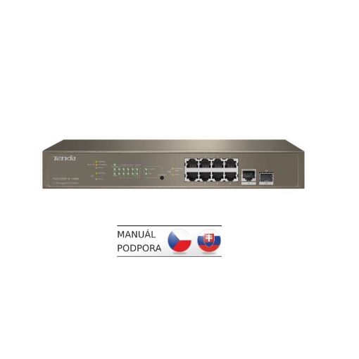 Obrázek Tenda TEG5310P-8-150W - L3 managed Gigabit PoE AT Switch, 8x PoE AF/AT 10/100/1000Mbps, 1xSFP 1Gbps