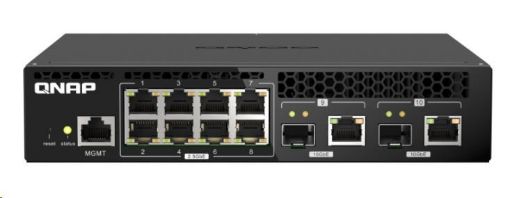 Obrázek QNAP QSW-M2108R-2C (8x2,5GbE,2x10GbE RJ45/SFP+)