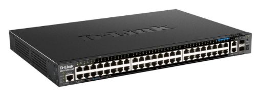 Obrázek D-Link DGS-1520-52MP 52-port Smart Managed Switch, 44x gigabit, 4x 2.5GE PoE, 2x 10GE RJ45, 2x SFP+, 370W PoE budget