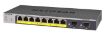 Obrázek Netgear GS110TP v3 8-Port Gigabit PoE+ Smart Managed Switch, 8x gigabit, 2x SFP, PoE 55W, fanless