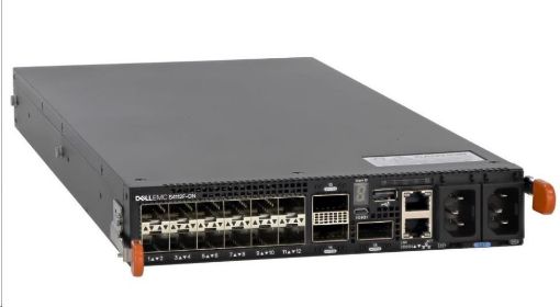 Obrázek DELL Networking S4112F-ON switch/ 12x 10Gb SFP+/ 3x 100GbE QSFP28/ IO to PSU/ 2x zdroj/ reverse / management/ 1Y RtD