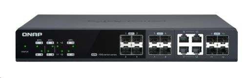 Obrázek QNAP QSW-M1204-4C (8x10GbE SPF+, 4x10GbE SFP+/RJ45)