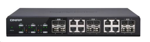 Obrázek QNAP QSW-M1208-8C (4x10GbE SFP+, 8x10GbE SFP+/RJ45)