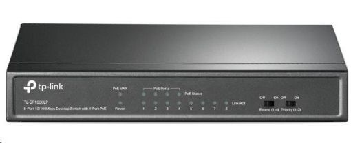 Obrázek TP-Link TL-SF1008LP [8-Port 10/100Mbps Desktop Switch with 4-Port PoE]