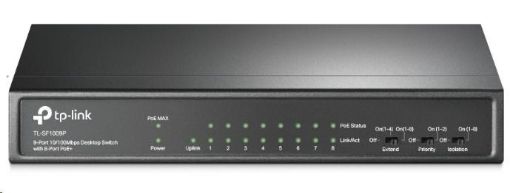 Obrázek TP-Link TL-SF1009P [9-Port 10/100Mbps Desktop Switch with 8-Port PoE+]