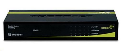 Obrázek TRENDnet 5port Gigabit GREENnet Switch 10/100/1000 kovový