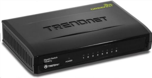 Obrázek TRENDnet 8port Gigabit GREENnet Switch 10/100/1000 energeticky úsporný