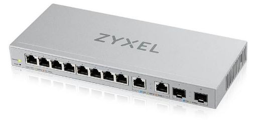 Obrázek Zyxel XGS1210-12 12-port Gigabit Webmanaged Switch, 8x gigabit RJ45, 2x 2,5GbE RJ45, 2x SFP+