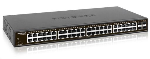 Obrázek Netgear GS348T - S350 Series 48-port Gigabit Smart Managed Switch, 4x SFP