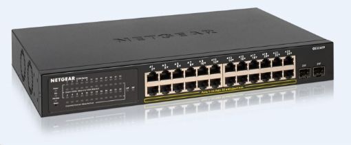 Obrázek Netgear GS324TP - S350 Series 24-port Gigabit Smart Managed PoE+ Switch, 2x SFP, PoE 190W