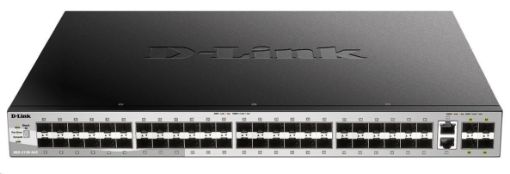 Obrázek D-Link DGS-3130-54S/SI L3 Stackable Managed Gigabit Switch, 48x SFP, 2x 10GBASE-T, 4x SFP+