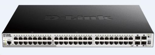 Obrázek D-Link DGS-1510-52XMP 52-Port Gigabit Stackable PoE Smart Managed Switch including 4 10G SFP+, 370W PoE budget