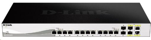 Obrázek D-Link DXS-1210-16TC 16-port 10Gigabit Smart Managed Switch, 12x 10GbE RJ45, 2x 10GbE SFP+, 2x 10GbE RJ45/SFP+ combo