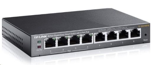 Obrázek TP-Link TL-SG108PE [8-portový gigabitový Easy Smart switch se 4 PoE porty]