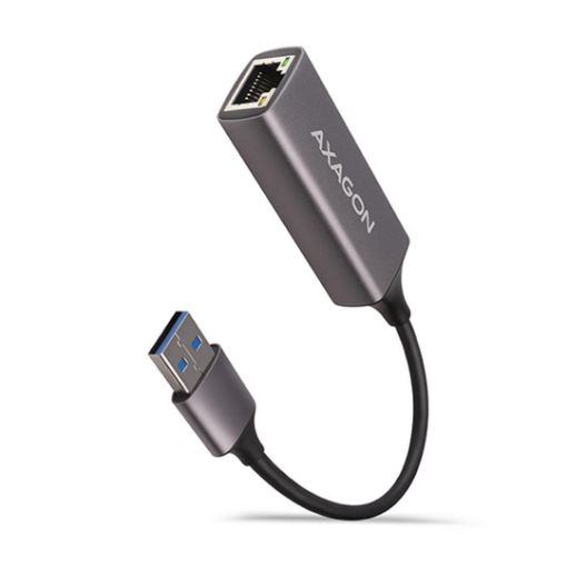 Obrázek AXAGON ADE-TR, USB-A 3.2 Gen 1 - Gigabit Ethernet síťová karta, auto instal, titanově šedá