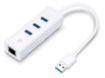 Obrázek TP-Link UE330 [USB 3.0 3-portový hub & gigabitový ethernet adaptér 2 in 1 USB adaptér]