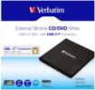 Obrázek VERBATIM externí mechanika DVD-RW Rewriter USB-C, černá