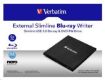 Obrázek VERBATIM externí mechanika Slimline Blu-ray Rewriter USB 3.0 Zdarma BR Disc 25GB (CD DVD BD Mdisc)