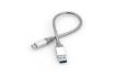 Obrázek VERBATIM kabel USB-C to USB-A Sync & Charge Cable USB 3.1 GEN 2 30cm (Silver)