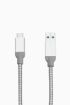 Obrázek VERBATIM kabel USB-C to USB-A Sync & Charge Cable USB 3.1 GEN 2 30cm (Silver)