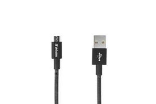 Obrázek VERBATIM kabel Micro B USB Cable Sync & Charge 30cm (Black)