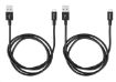 Obrázek VERBATIM kabel Micro B USB Cable Sync & Charge 100cm (Black) + Verbatim Micro B USB Cable Sync & Charge 100cm (Black)