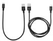 Obrázek VERBATIM kabel Micro B USB Cable Sync & Charge 100cm (Black) + Verbatim Micro B USB Cable Sync & Charge 30cm (Black)