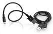 Obrázek VERBATIM kabel Micro B USB Cable Sync & Charge 100cm (Black) + Verbatim Micro B USB Cable Sync & Charge 30cm (Black)