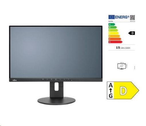 Obrázek FUJITSU LCD B24-9 TS IPS 23.8" mat 1920x1080 250cd 5ms DP HDMI D-SUB REPRO 3xUSB 3.1 - DP kabel PIVOT