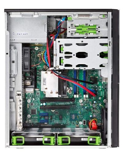 Obrázek FUJITSU SRV TX1310M3 - E3-1225v6@3.3GHz, 16GB, 2x2TB, RAID 0,1 on b, 4xBAY3.5 SS 1x1000eth DP 250W - záruka 1rok