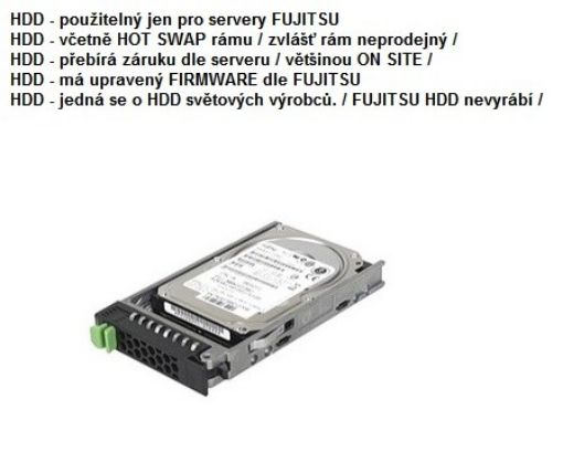 Obrázek FUJITSU HDD SRV SAS 12G 2.4TB 10K 512e H-P 2.5" EP - TX1330M3 TX1320M4 TX1330M3 TX1330M4 RX1330M2 RX1330M3 RX2540