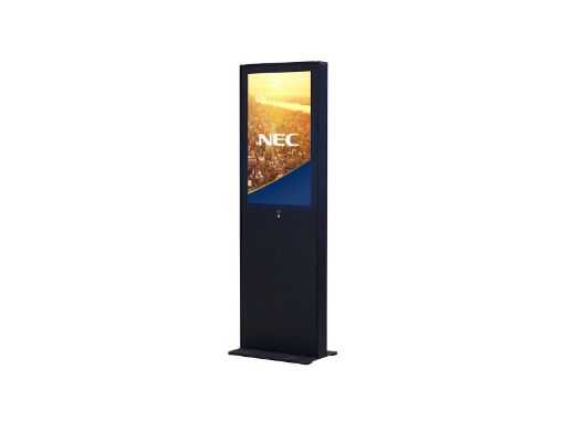 Obrázek NEC 48" Freestand Storage - Black - Touch, Signage Indoor stojan, cierny, pre V484-T, P484 SST, kontaktujte PM  !!!