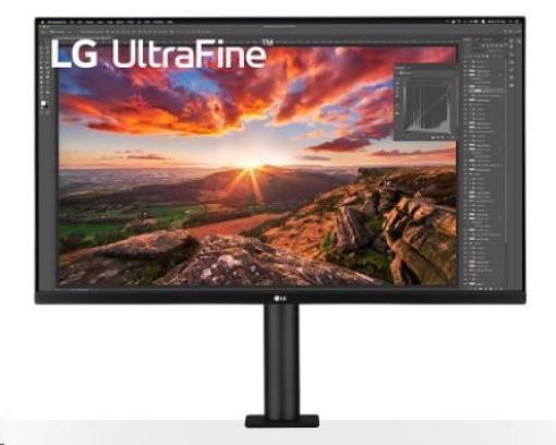 Obrázek LG MT IPS LCD LED 31,5" Ultrafine 32UN880 - IPS panel, 3840x2160, 2xHDMI, DP, USB-C, repro, ergonomicky stojan