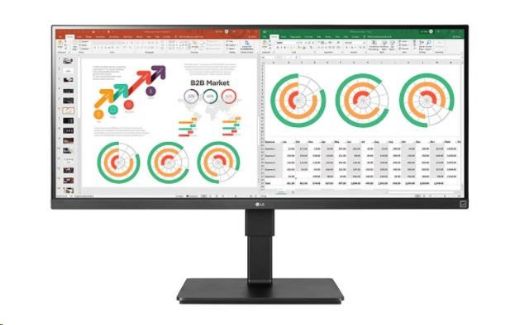 Obrázek LG MT IPS LCD LED 34"  34BN770 - IPS panel, 3440x1440, 2xHDMI, DP, USB, repro, nast vyska